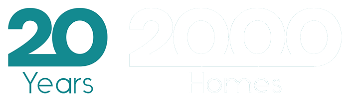 20 Years / 2000 Homes